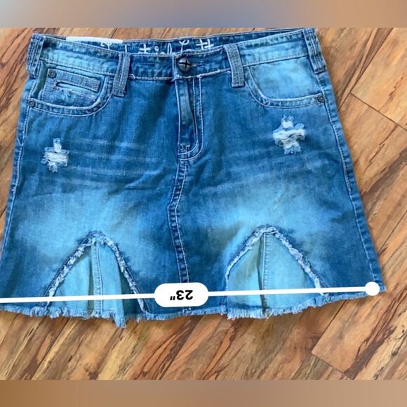 Industrial Cotton Blue Women’s Jean skirt sz9 - Picture 8 of 9